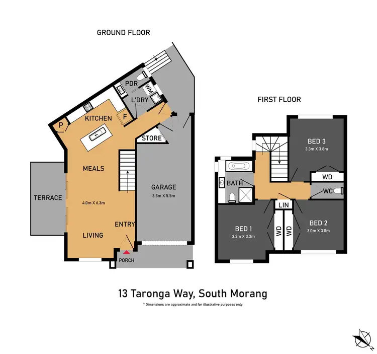 Floorplan of Homely house listing, 13 Taronga Way, South Morang VIC 3752