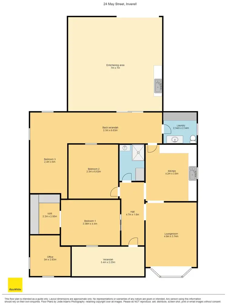 Floorplan of Homely house listing, 24 May Street, Inverell NSW 2360