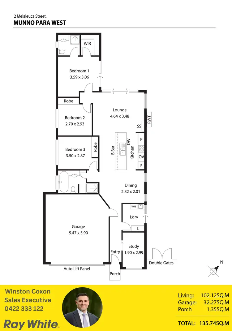 Floorplan of Homely other listing, 2 Melaleuca Street, Munno Para West SA 5115