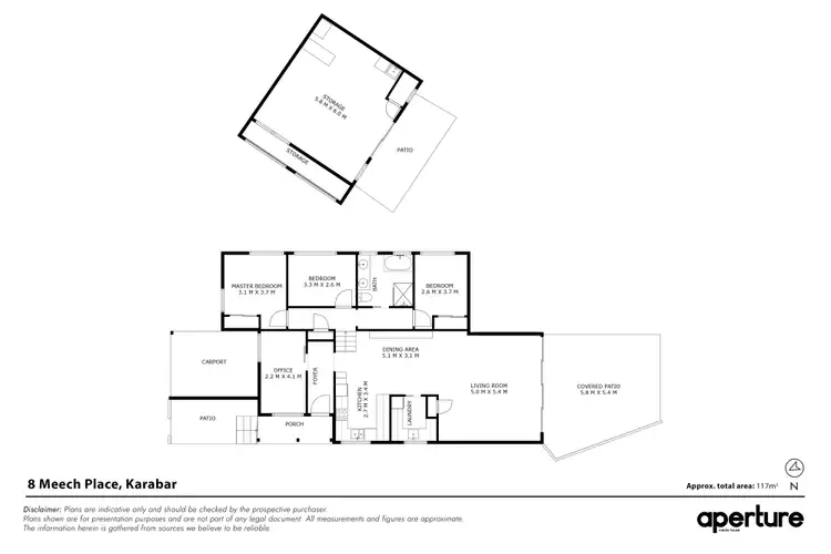 Floorplan of Homely house listing, 8 Meech Place, Queanbeyan West NSW 2620