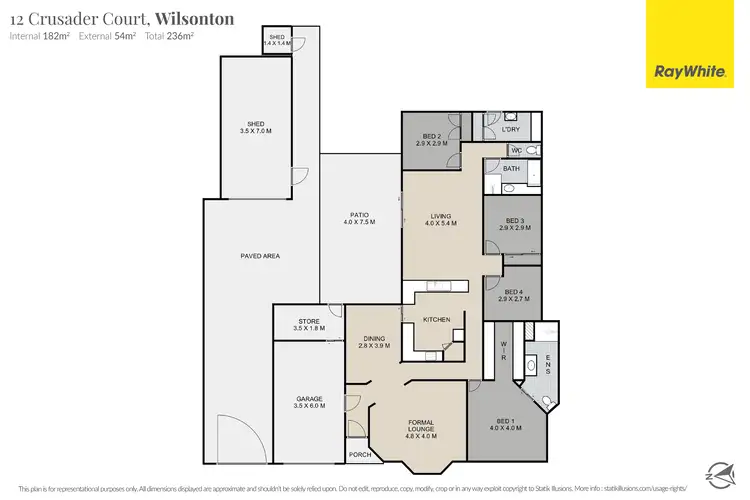 Floorplan of Homely house listing, 12 Crusader Court, Wilsonton QLD 4350