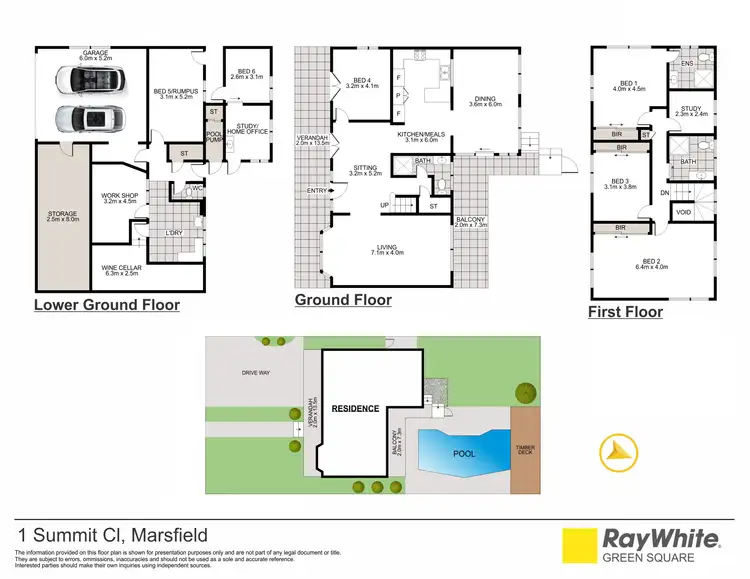 Floorplan of Homely house listing, 1 Summit Close, Marsfield NSW 2122