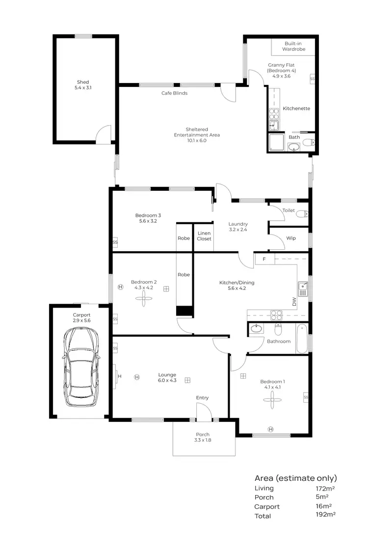 Floorplan of Homely house listing, 13 Carnarvon Terrace, Largs North SA 5016