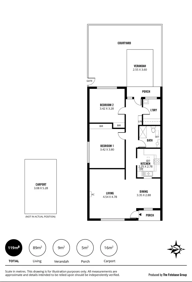Floorplan of Homely unit listing, 16/200 Morphett Road, Glengowrie SA 5044