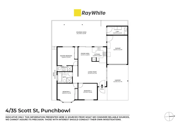 Floorplan of Homely apartment listing, 4/35 Scott Street, Punchbowl NSW 2196