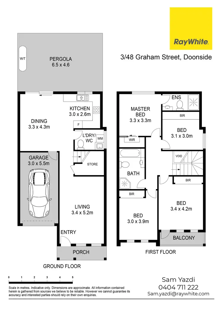 Floorplan of Homely townhouse listing, 3/48-50 Graham Street, Doonside NSW 2767