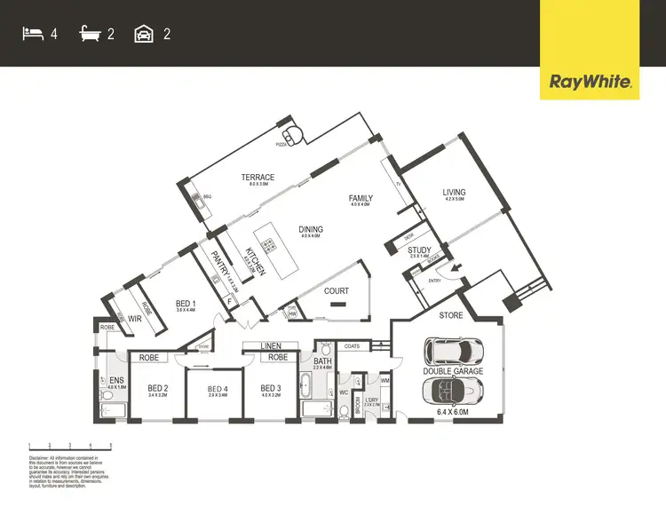 Floorplan of Homely house listing, 23 Blackbutt Street, O'connor ACT 2602