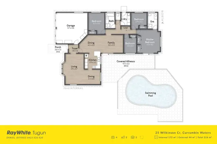 Floorplan of Homely house listing, 25 Wilkinson Crescent, Currumbin Waters QLD 4223