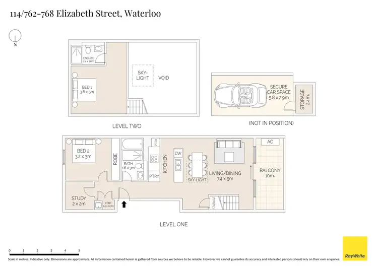Floorplan of Homely apartment listing, 114/762-768 Elizabeth Street, Waterloo NSW 2017