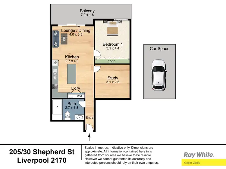 Floorplan of Homely house listing, 205/30 Shepherd Street, Liverpool NSW 2170