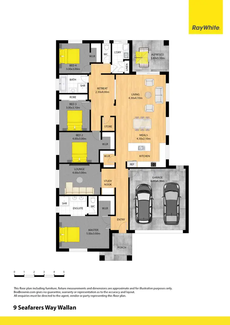 Floorplan of Homely house listing, 9 Seafarers Way, Wallan VIC 3756