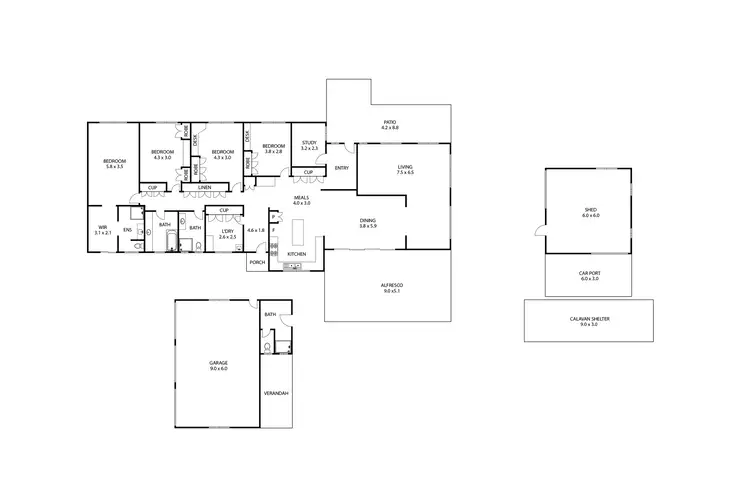 Floorplan of Homely house listing, 31 Hill Street, Pittsworth QLD 4356
