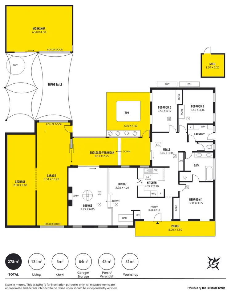 Floorplan of Homely house listing, 10 Intrepid Crescent, Hallett Cove SA 5158