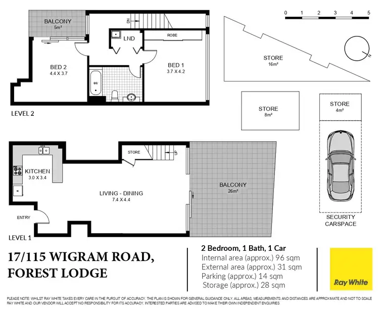 Floorplan of Homely apartment listing, 17/115 Wigram Road, Forest Lodge NSW 2037