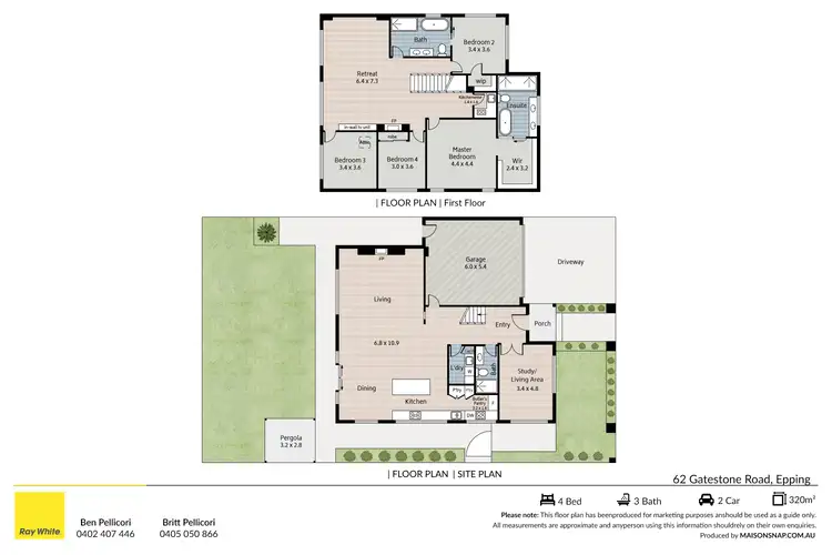 Floorplan of Homely house listing, 62 Gatestone Road, Epping VIC 3076