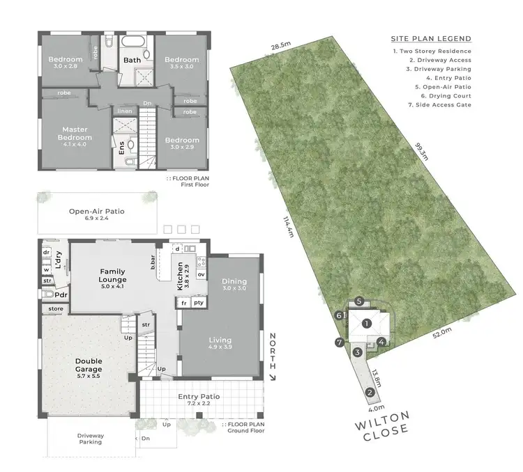 Floorplan of Homely house listing, 13 Wilton Close, Mudgeeraba QLD 4213