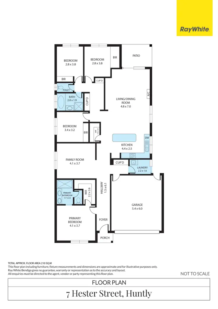 Floorplan of Homely house listing, 7 Hester Street, Huntly VIC 3551