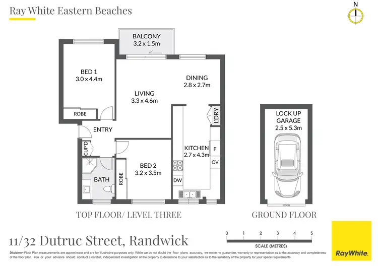 Floorplan of Homely apartment listing, 11/32-38 Dutruc Street, Randwick NSW 2031