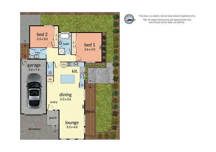 Floorplan of Homely unit listing, 9/4 Palm Grove, Kilsyth VIC 3137