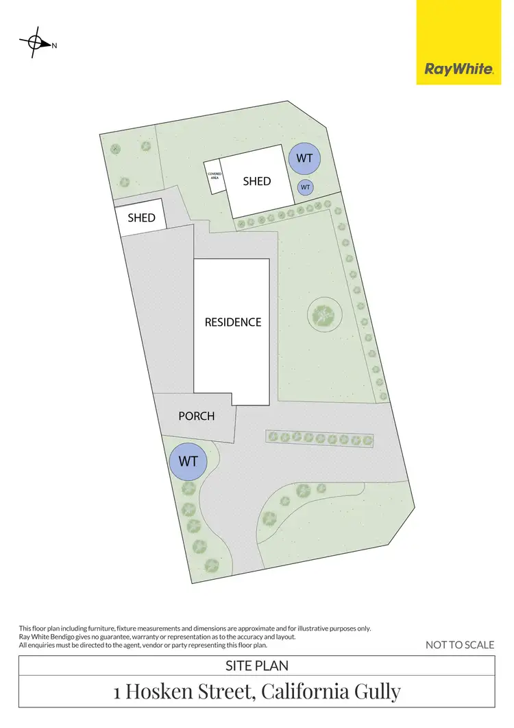 Floorplan of Homely house listing, 1 Hosken Street, California Gully VIC 3556