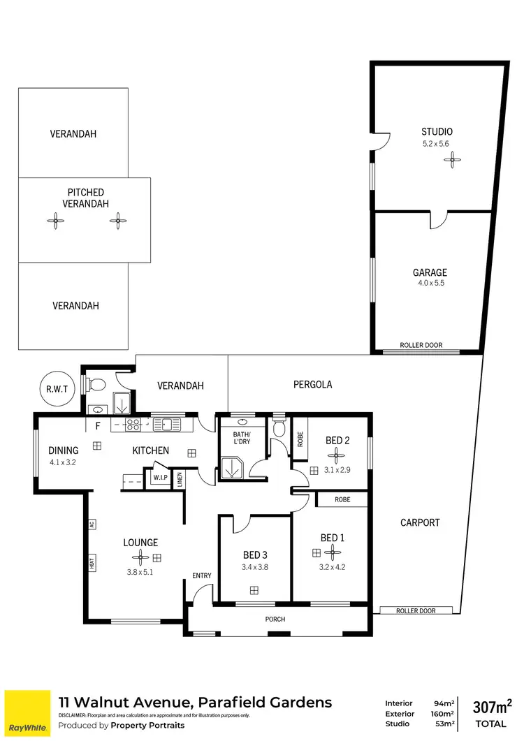 Floorplan of Homely house listing, 11 Walnut Avenue, Parafield Gardens SA 5107