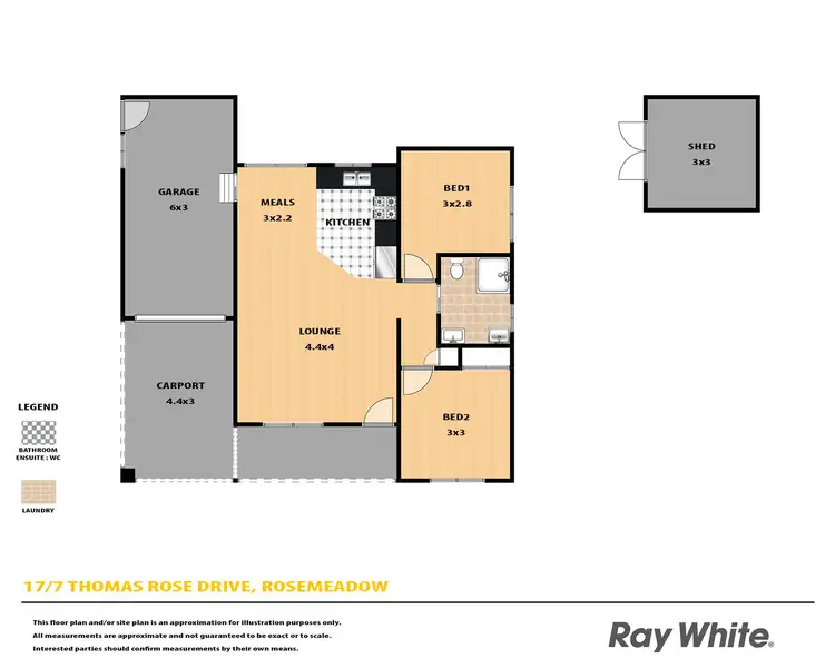 Floorplan of Homely house listing, 17/7 Thomas Rose Drive, Rosemeadow NSW 2560