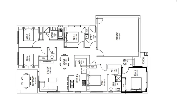 Floorplan of Homely house listing, 2 Marsdenia Drive, White Rock QLD 4306