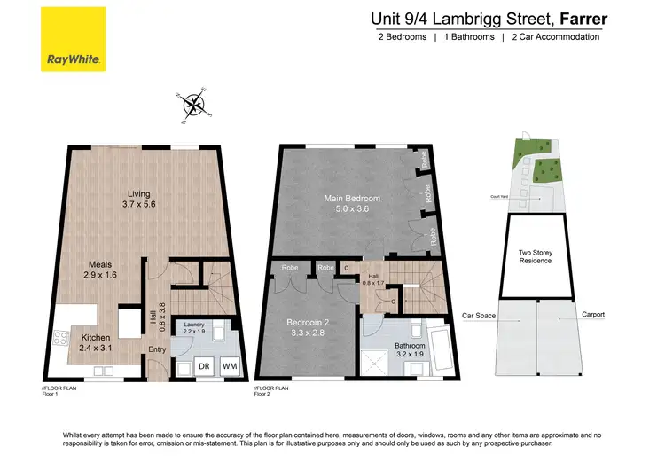 Floorplan of Homely unit listing, 9/4 Lambrigg Street, Farrer ACT 2607