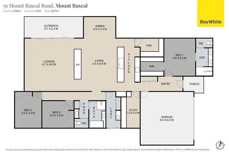 Floorplan of Homely rural property listing, 79 Mount Rascal Road, Mount Rascal QLD 4350