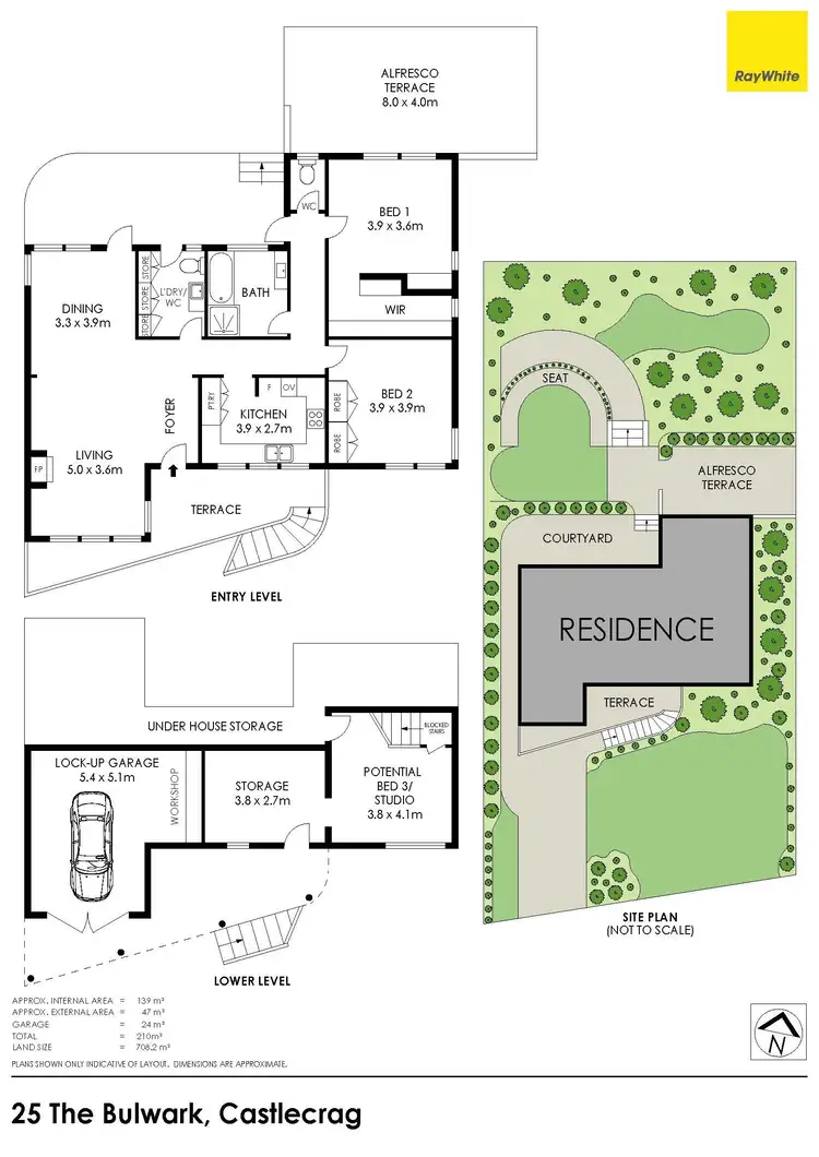 Floorplan of Homely house listing, 25 The Bulwark, Castlecrag NSW 2068