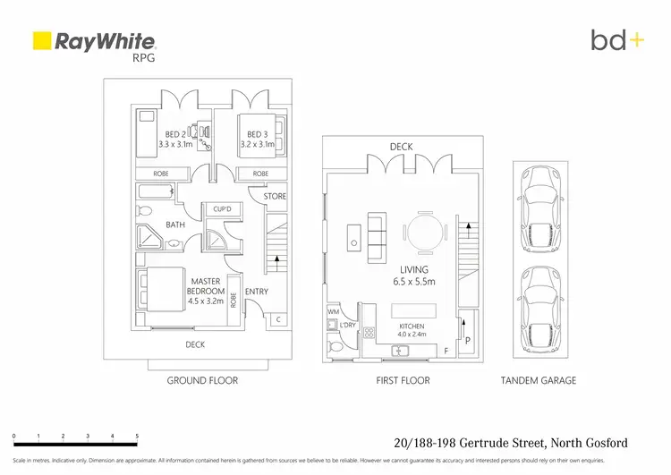 Floorplan of Homely townhouse listing, 20/188-198 Gertrude Street, North Gosford NSW 2250
