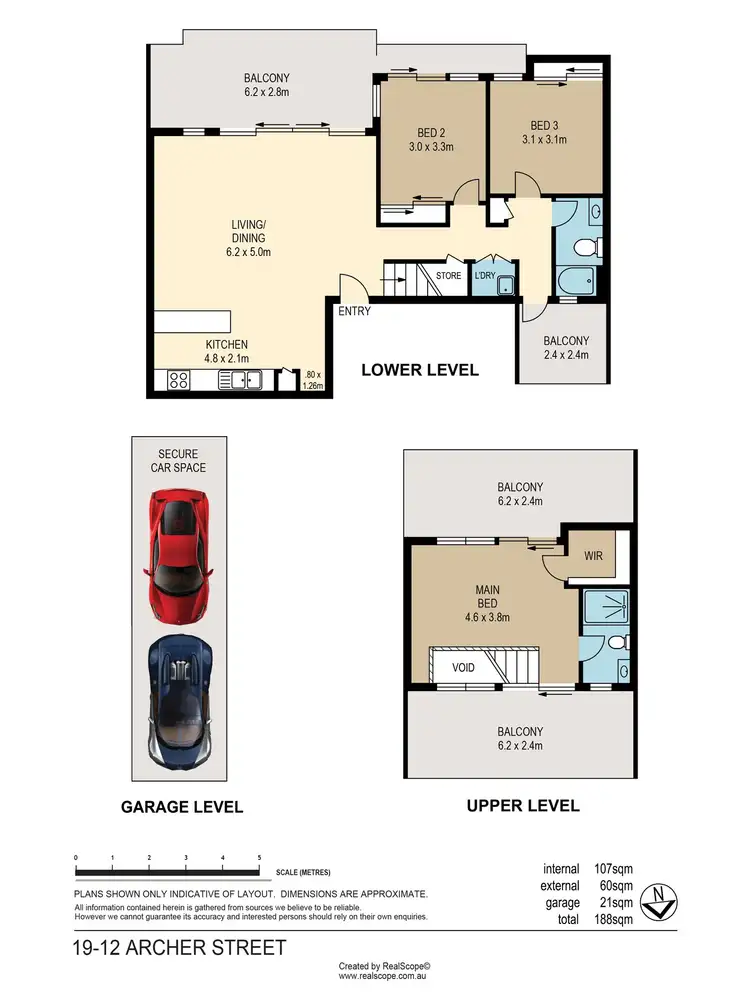 Floorplan of Homely unit listing, 19/8-12 Archer Street, Upper Mount Gravatt QLD 4122
