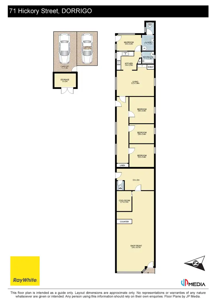 Floorplan of Homely other listing, 71 Hickory Street, Dorrigo NSW 2453