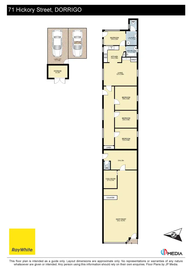 Floorplan of Homely other listing, 71 Hickory Street, Dorrigo NSW 2453