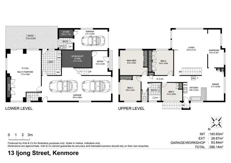 Floorplan of Homely house listing, 13 Ijong Street, Kenmore QLD 4069