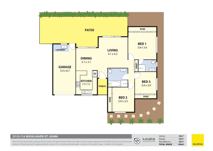 Floorplan of Homely villa listing, 3/112-114 Shoalhaven Street, Kiama NSW 2533