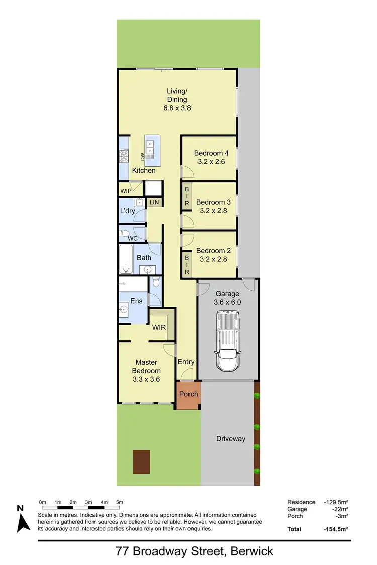 Floorplan of Homely house listing, 77 Broadway Street, Berwick VIC 3806