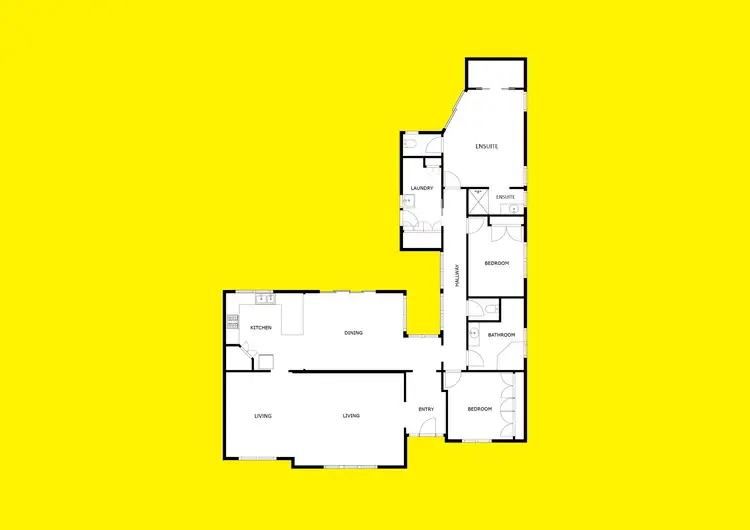 Floorplan of Homely house listing, 1 Primrose Drive, Mildura VIC 3500