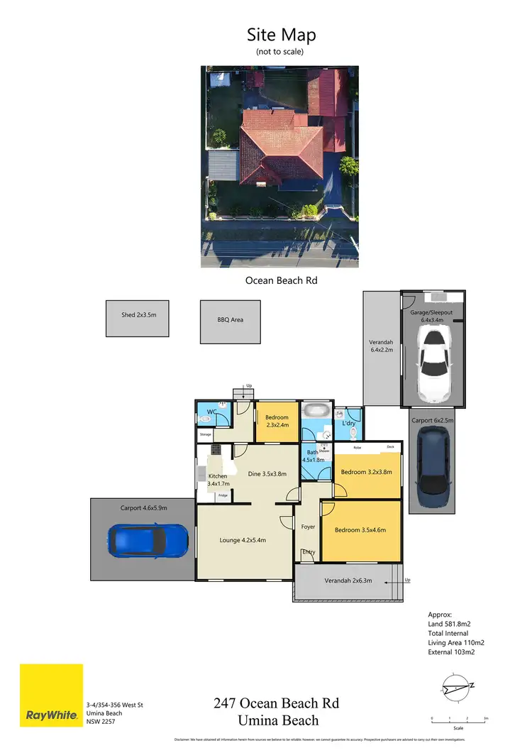 Floorplan of Homely house listing, 247 Ocean Beach Road, Umina Beach NSW 2257