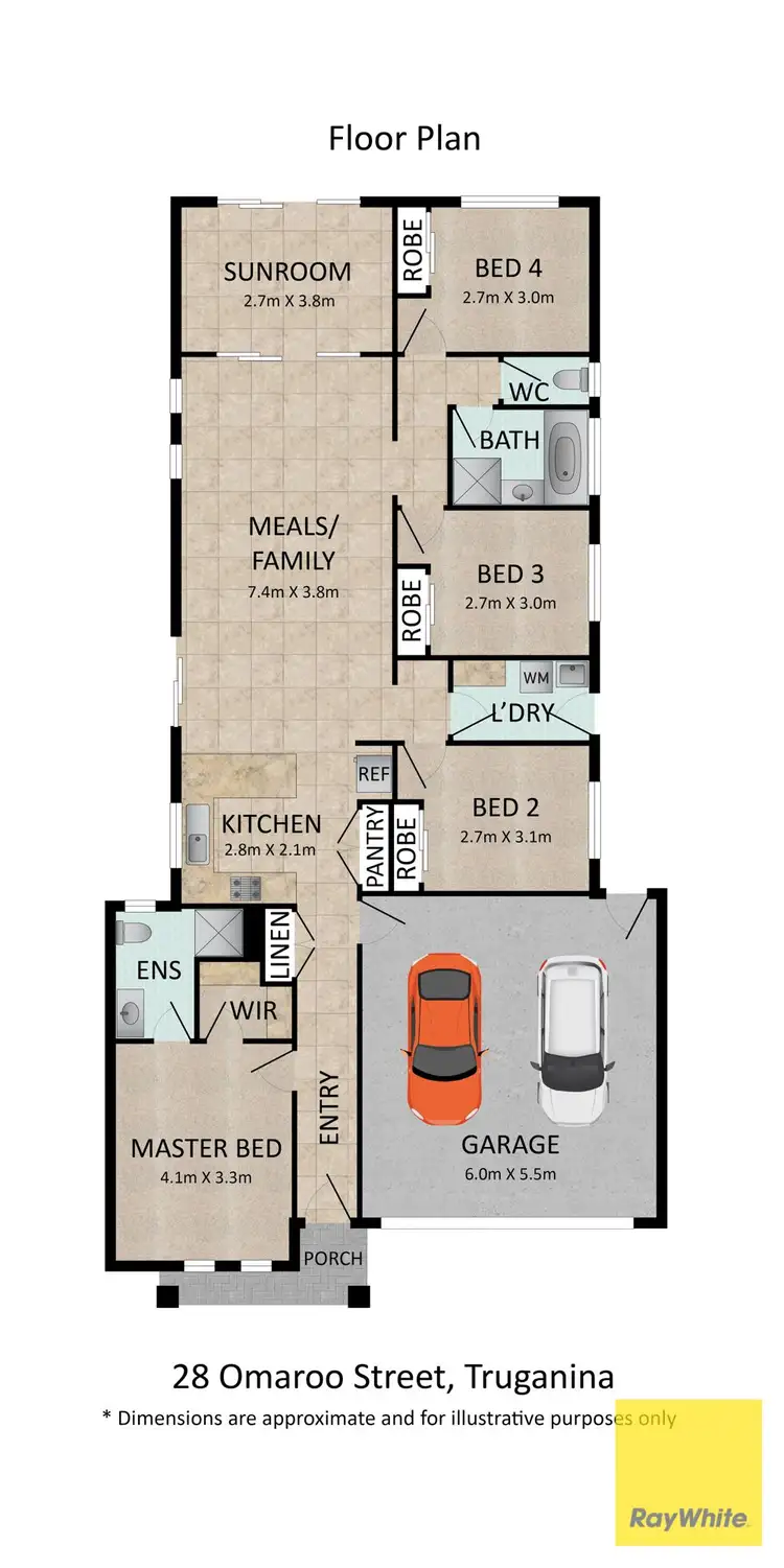 Floorplan of Homely house listing, 28 Omaroo Street, Truganina VIC 3029