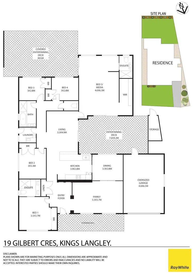 Floorplan of Homely house listing, 19 Gilbert Crescent, Kings Langley NSW 2147