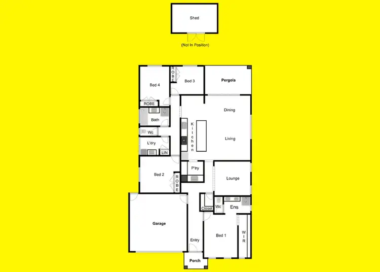Floorplan of Homely house listing, 14 Highfield Drive, Mildura VIC 3500