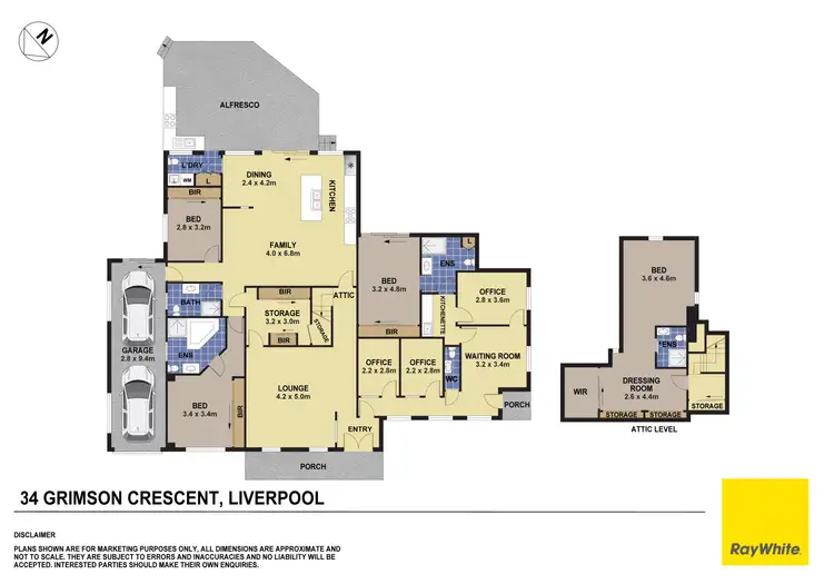 Floorplan of Homely house listing, 34 Grimson Crescent, Liverpool NSW 2170