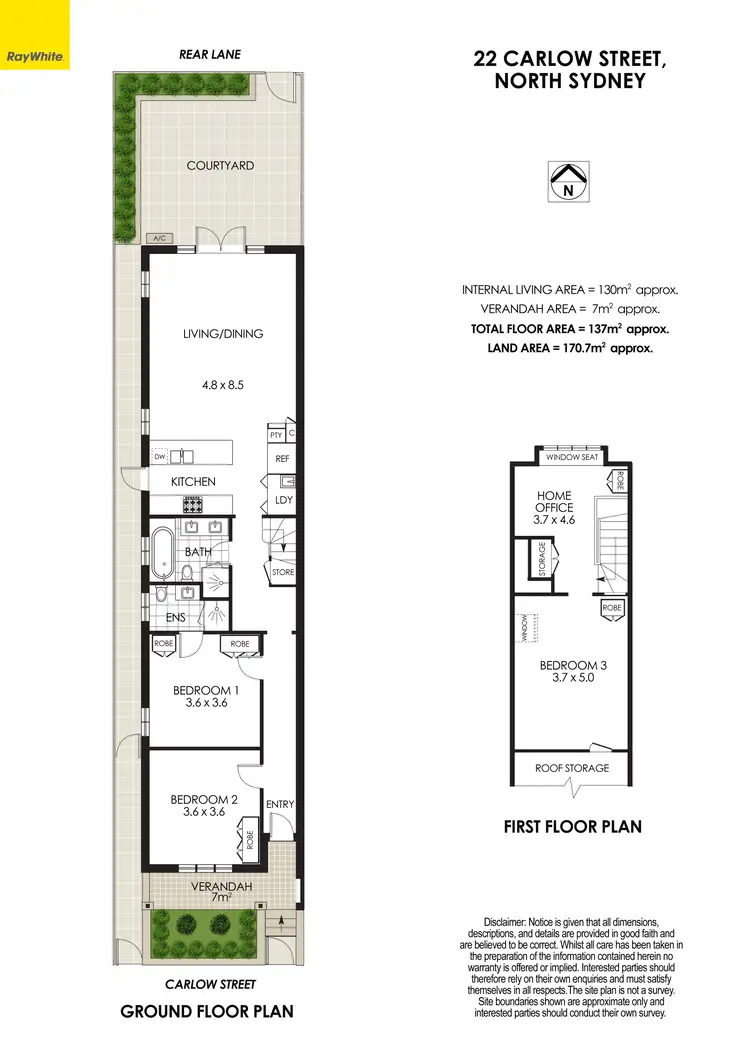 Floorplan of Homely house listing, 22 Carlow Street, North Sydney NSW 2060