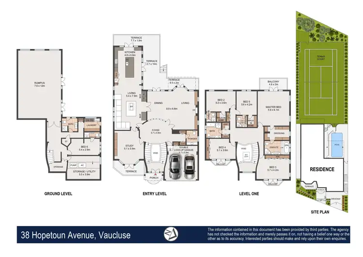 Floorplan of Homely house listing, 38 Hopetoun Avenue, Vaucluse NSW 2030