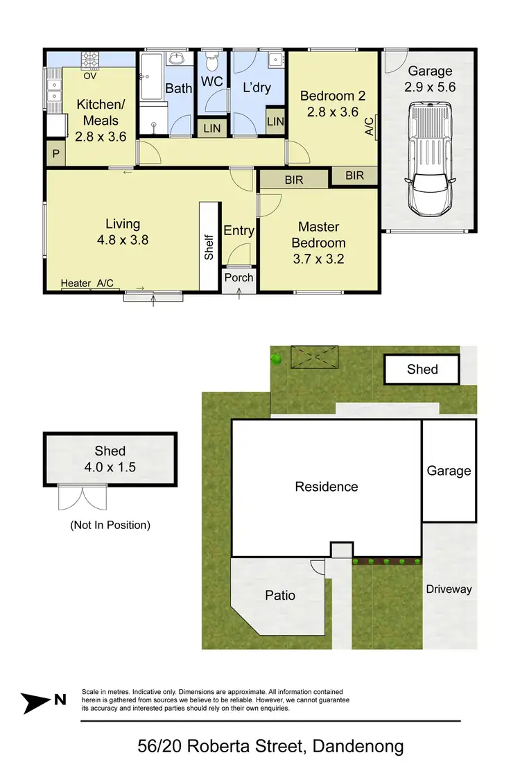 Floorplan of Homely unit listing, 56/20 Roberta Street, Dandenong VIC 3175