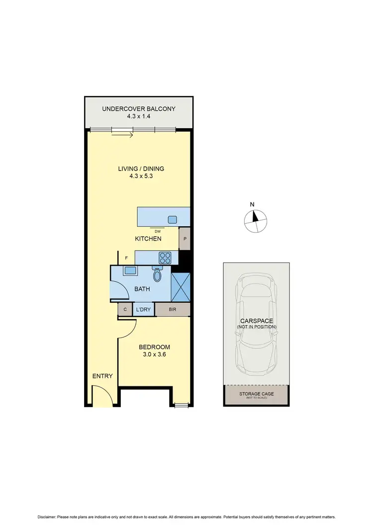Floorplan of Homely apartment listing, 119/37-43 Breese Street, Brunswick VIC 3056