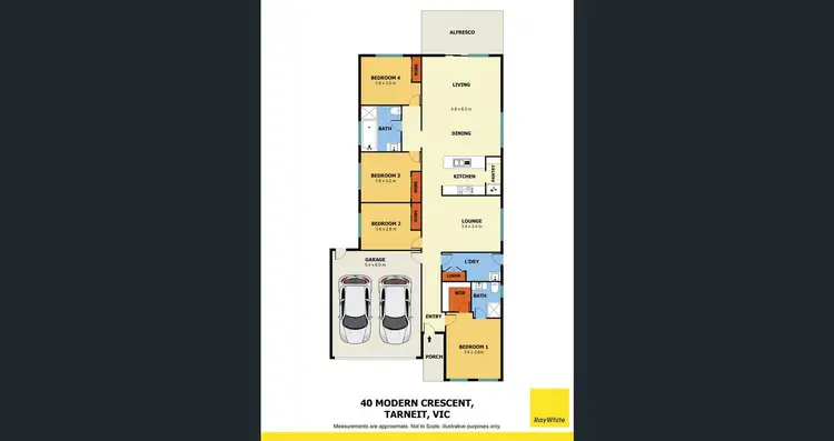 Floorplan of Homely house listing, 40 Modern Crescent, Tarneit VIC 3029