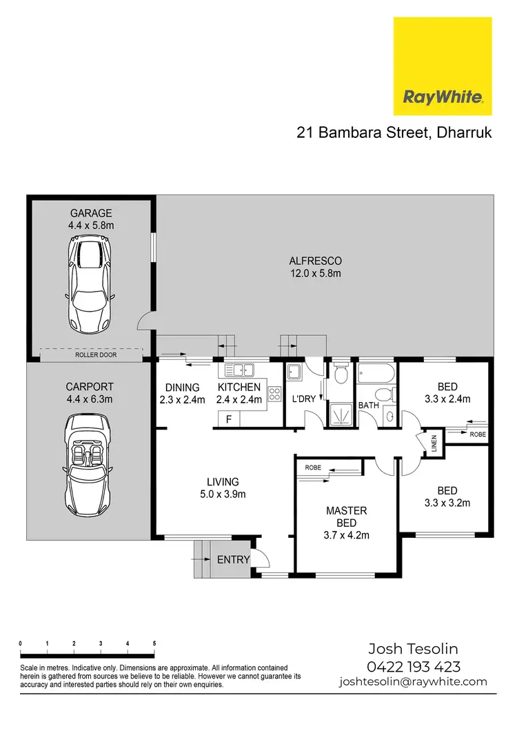 Floorplan of Homely house listing, 21 Bambara Street, Dharruk NSW 2770