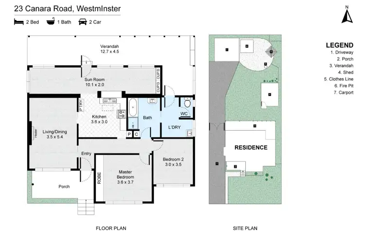 Floorplan of Homely house listing, 23 Canara Road, Westminster WA 6061